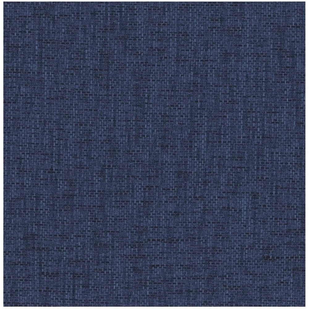 5 Lot RoomMates Peel & Stick Wallpaper Navy Blue NEW Faux Grasscloth RMK11698RL